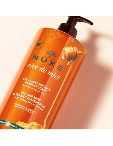 Nuxe Rêve de Miel Nourishing Cleansing Gel for Face and Body 750ml