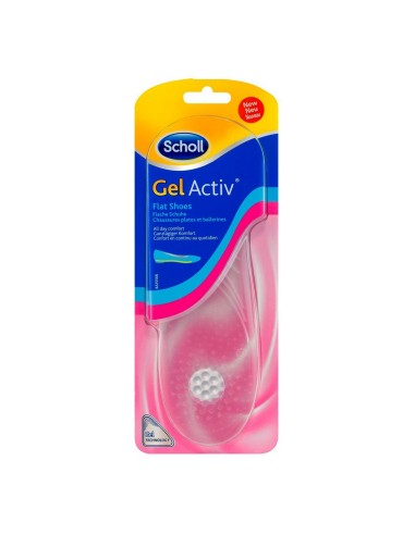 Scholl Gelactiv Insole Gel Flat Shoes X2