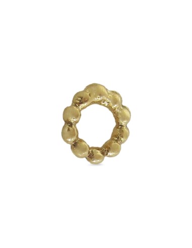MRio Margot Silver Golden Spheres Earrings