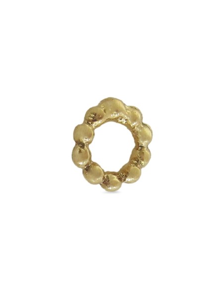 MRio Margot Silver Golden Spheres Earrings