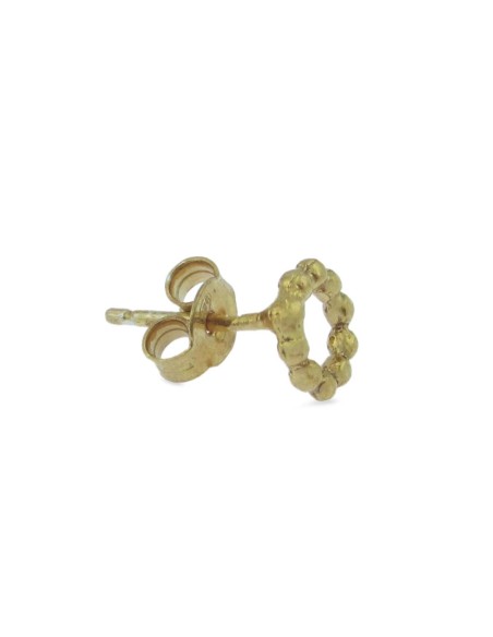 MRio Margot Silver Golden Spheres Earrings