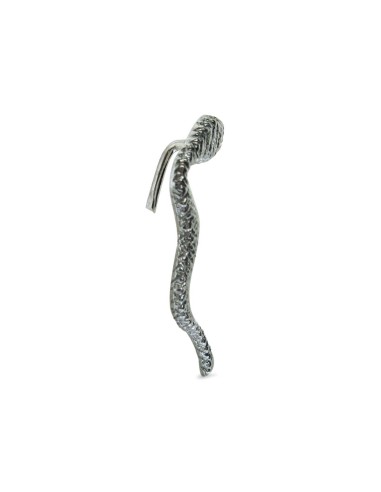MRIO Inca Snake Earrings Silver