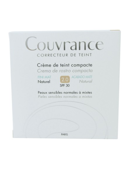 Avene Couvrance Compact Cream Oil Free 2.0 Natural 10gr