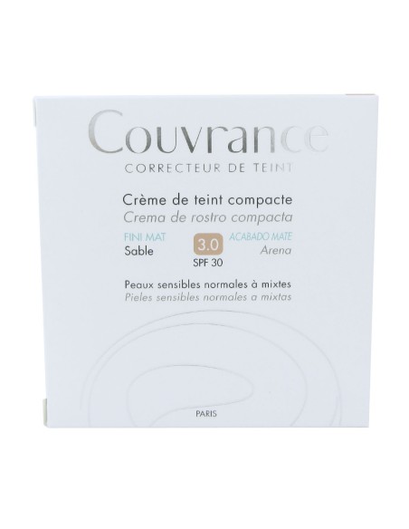 Avene Couvrance Compact Cream Oil Free 3.0 Sand 10gr