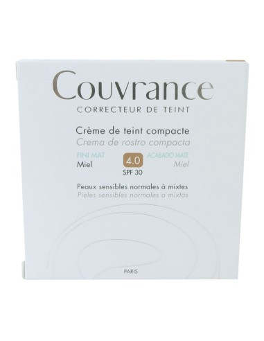 Avene Couvrance Compact Cream Oil Free 4.0 Honey 10gr