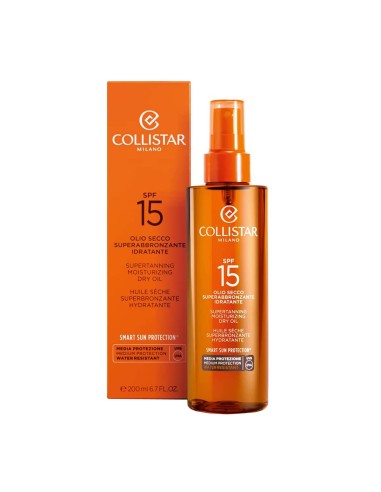 Collistar Supertanning Moisturizing Dry Oil SPF15 200ml