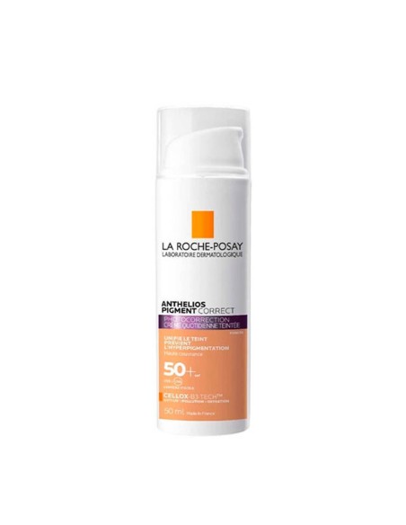 La Roche Posay Anthelios Pigment Correct Photocorrecting Day Cream with Colour SPF50 Medium Tone 50ml