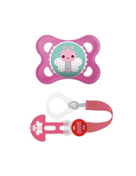 MAM Original pacifier silicone 0-6m with clip it!