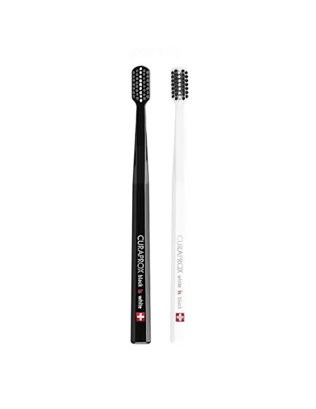 Curaprox Black Is White Toothbrushes x2