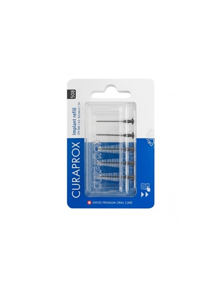 Curaprox Implant Refill CPS 508 Interdental Brush Refills x5