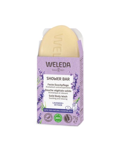 Weleda Solid Body Wash Lavender and Vetiver 75g