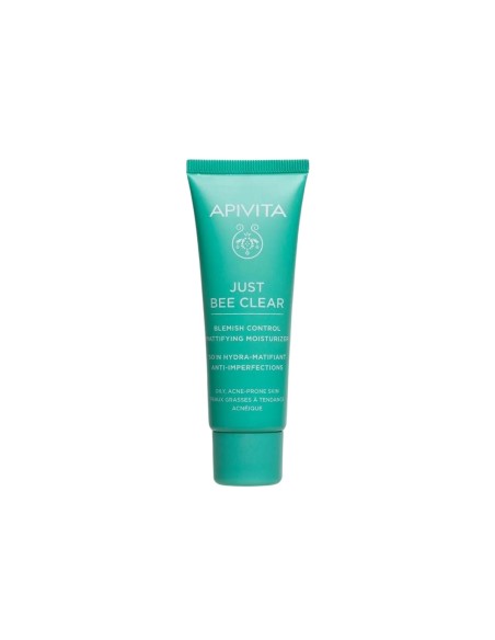 Apivita Just Bee Clear Blemish Control Matifying Moisturizer 40ml
