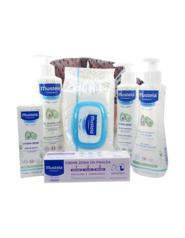 Mustela Basket of Essentials Pink