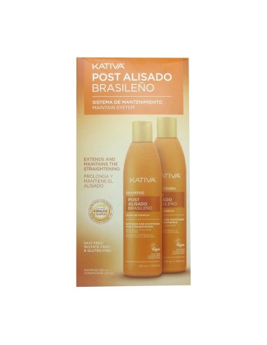 Kativa Kit Post Alisado Brasileño Shampoo and Conditioner