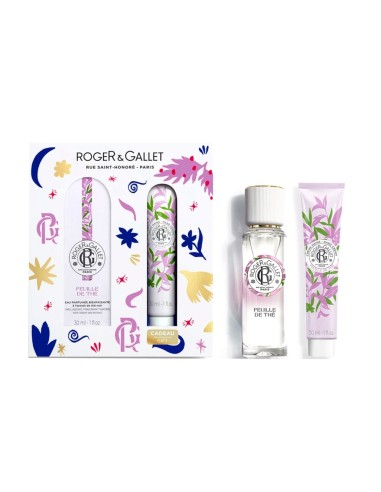 Roger Gallet Pack Feuille Thé Perfumed Water 30ml and Hand Cream 30ml Offer