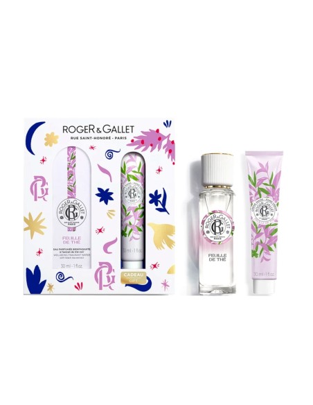 Roger Gallet Pack Feuille Thé Perfumed Water 30ml and Hand Cream 30ml Offer