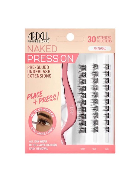 Ardell Naked Press On Pre Glued Underlash Extensons Natural 30uni Ardell Naked Press On Pre Glued Underlash Extensons Natural 30uni
