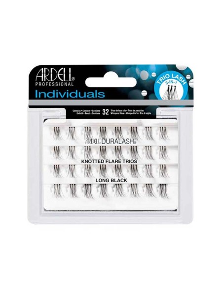 Ardell Individuals Knotted Flare Trios Long Black 32uni Ardell Individuals Knotted Flare Trios Long Black 32uni