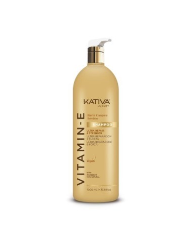 Kativa Vitamin E Shampoo Ultra Repair and Strength 1000ml