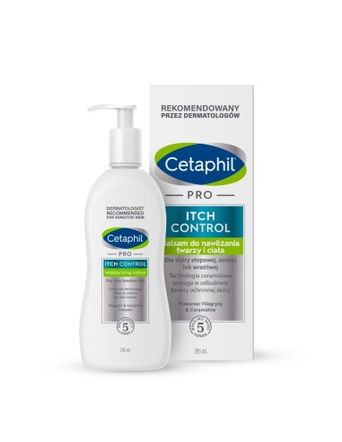 Cetaphil Pro Itch Control Moisturizing Lotion Face and Body 295ml