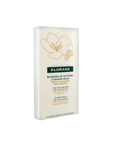 Klorane Cold Facial Wax Strips 6 Units