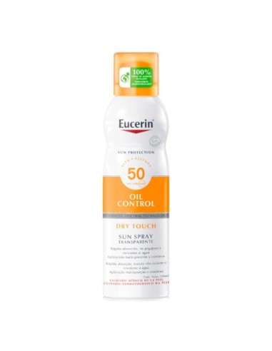 Eucerin Sun Spray Transparent Dry Touch SPF50 200ml