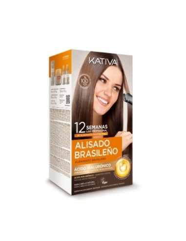 Kativa Brazilian Straightening Kit Hyaluronic Acid