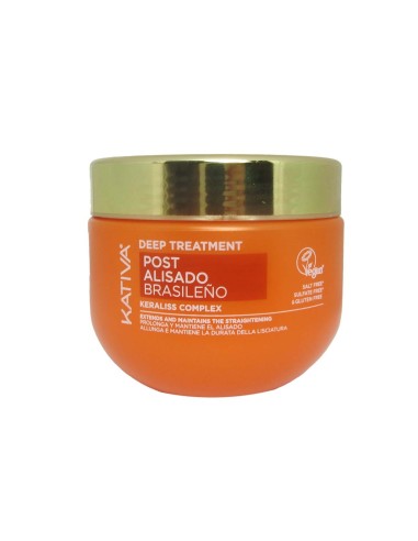 Kativa Post-Straightening Mask Prolongs and Maintains Straightening 300ml