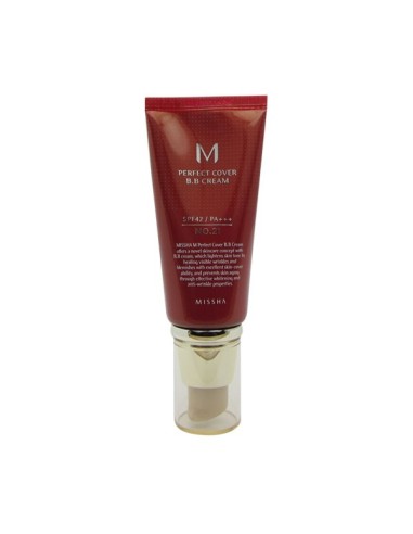 Missha M Perfect Cover BB Cream SPF 42/PA+++ No.21 Light Beige 50ml