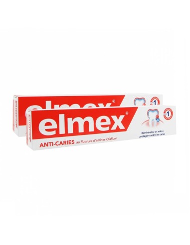 Elmex Anti-Caries Toothpaste 75mlx2