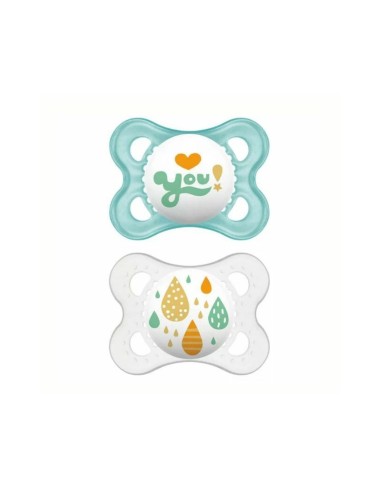 MAM Original Silicone Pacifier 0-6m Unisex 2pcs