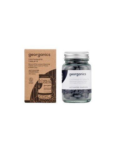 Georganics Activated Charcoal Toothpaste 120 Tablets