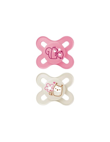 MAM Pacifier Original Start Pink 0-2M 2pcs