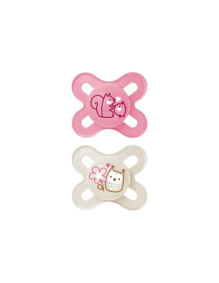 MAM Pacifier Original Start Pink 0-2M 2pcs
