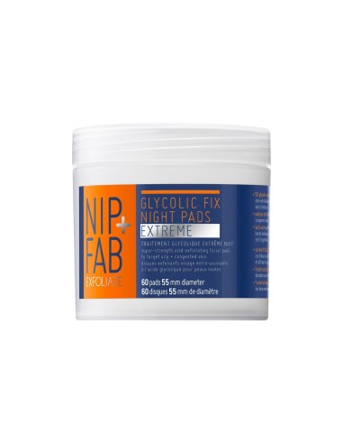 Nip Fab Glycolic Fix Night Pads Extreme 60ct