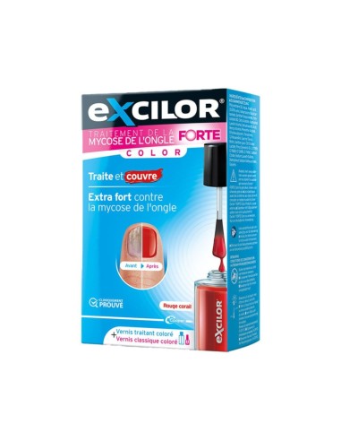 Excilor Forte Red Nail Polish 30ml