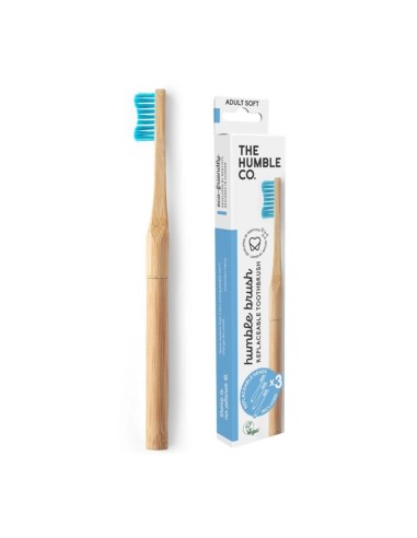 The Humble Co Adult Toothbrush With Replaceable Head 1 handle + 3 heads