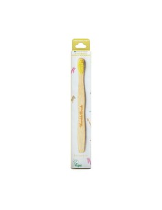 The Humble Co. Ultra Soft Yellow Bamboo Child Toothbrush