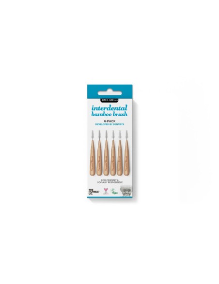 The HUMBLE Co. Interdentary Brush Size 3- 060mm Blue 6 Units