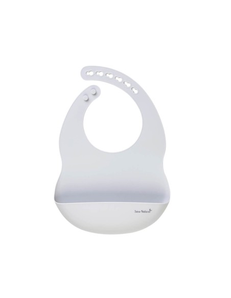 Saro Silicone Bib Neutral Saro Silicone Bib Neutral
