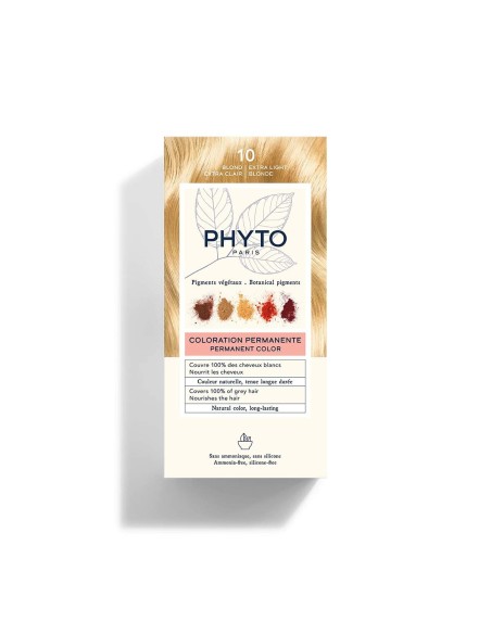 Phyto Color Permanent Coloring with Vegetable Pigments 10 Extra Light Blond Phyto Color Permanent Coloring with Vegetable Pigments 10 Extra Light Blond