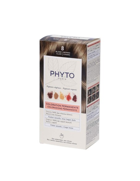 Phyto Color Permanent Coloring with Pigments Vegetable 8 Light Blonde Phyto Color Permanent Coloring with Pigments Vegetable 8 Light Blonde