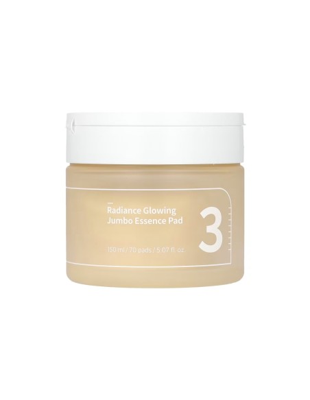 Numbuzin No.3 Radiance Glowing Jumbo Essence Pad 70uni
