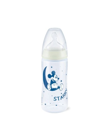 Nuk First Choice Night Disney Bottle Silicone Teat M 6-18m 300ml