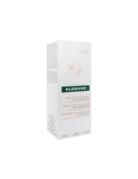 Klorane Soothing Hair Removal Cream with Sweet Almonds 75ml
