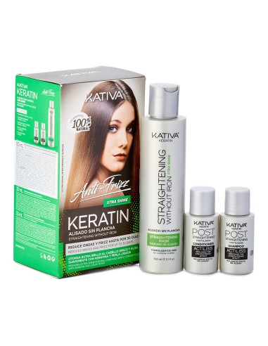Kativa Anti Frizz Xtra Shine Straightening Without a Flat Iron