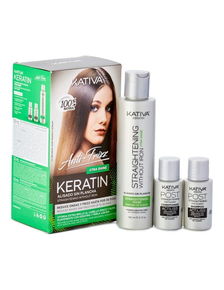 Kativa Anti Frizz Xtra Shine Straightening Without a Flat Iron
