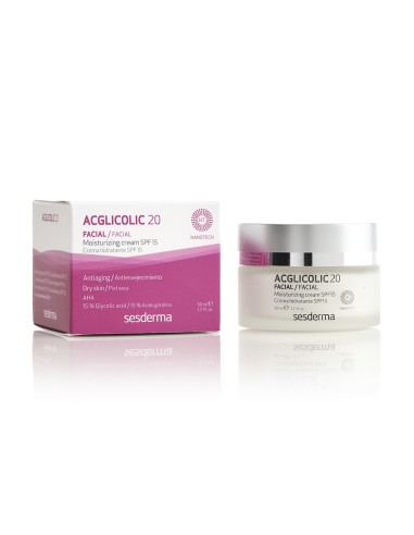 Sesderma Acglicolic 20 Moisturizing Cream SPF15 50ml