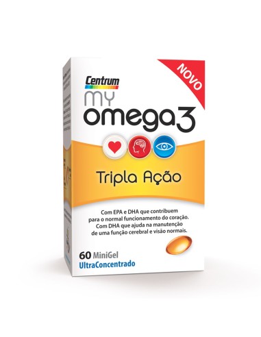 Centrum My Omega 3 Triple Action 60 Tablets