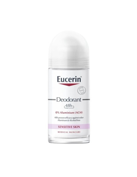 Eucerin Deodorant Roll-On 48h Aluminum-Free 50ml Eucerin Deodorant Roll-On 48h Aluminum-Free 50ml